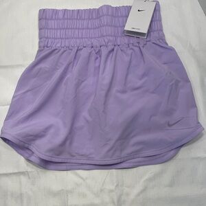 Nike Women's One Dri-Fit High-Waisted Skort Purple Size XS